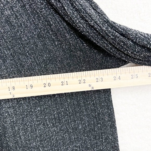 Zara Metallic Thread Knit Dress Size M Limited Edition NEW - Picture 12 of 16